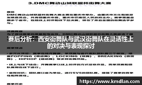 赛后分析：西安街舞队与武汉街舞队在灵活性上的对决与表现探讨